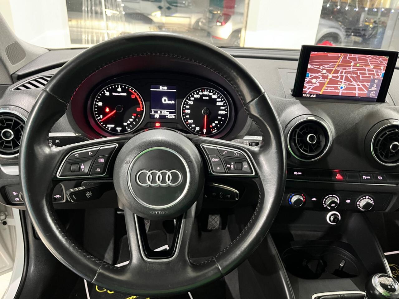 AUDI A3 2018 MANUALE *KM CERTIFICATI *UNICOPROPRIETARIO