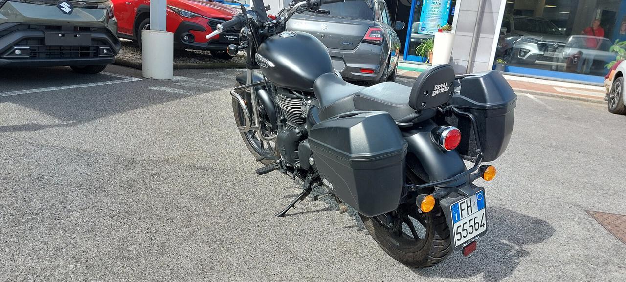 Royal Enfield Meteor borse e paramotore