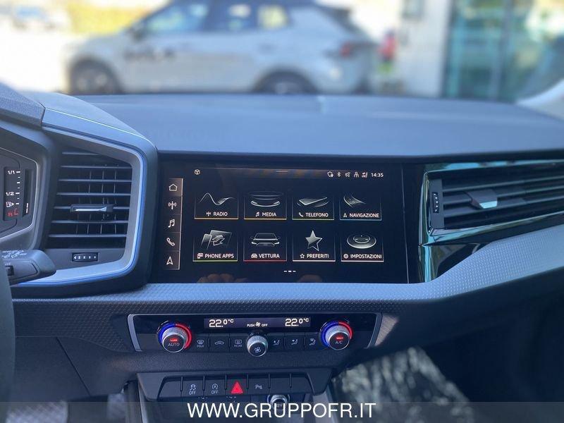 Audi A1 SPB 30 TFSI S tronic Identity Black NO VINCOLI