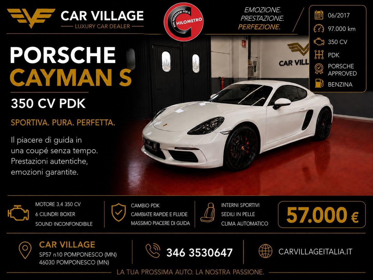 Porsche 718 Spyder Cayman 2.5 S