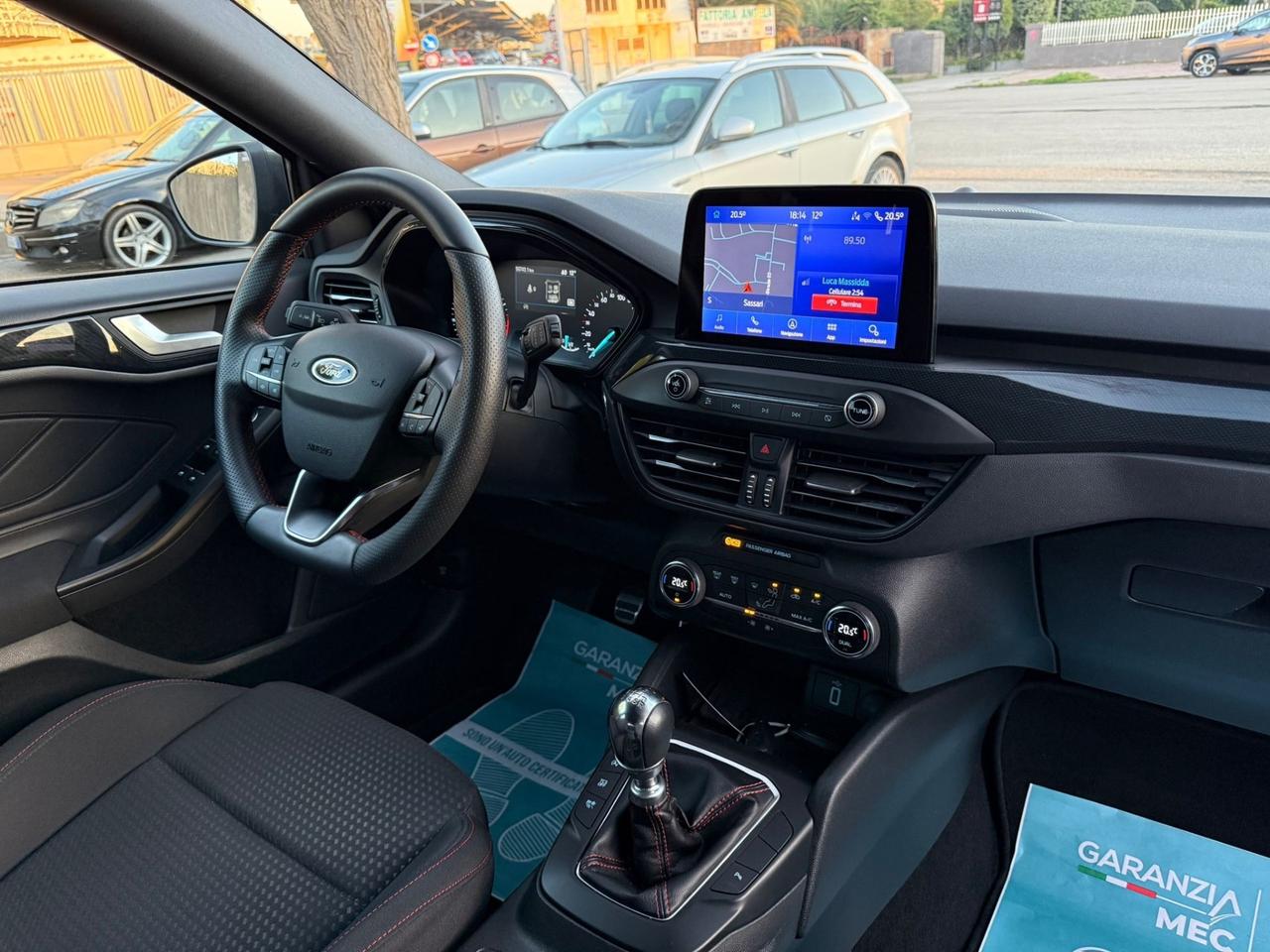 Ford Focus 1.0 HYBRID KM. 55.000! ST Line 125 CV 5p.