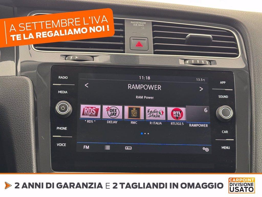 VOLKSWAGEN Golf 5p 2.0 tdi business 150cv dsg del 2020