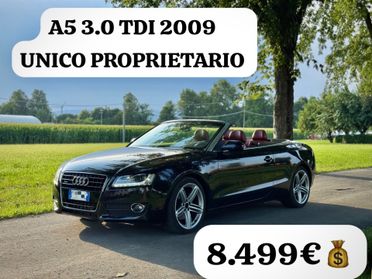 Audi A5 Cabrio 3.0 V6 TDI CABRIO S-line UNICO PROPRIETARIO