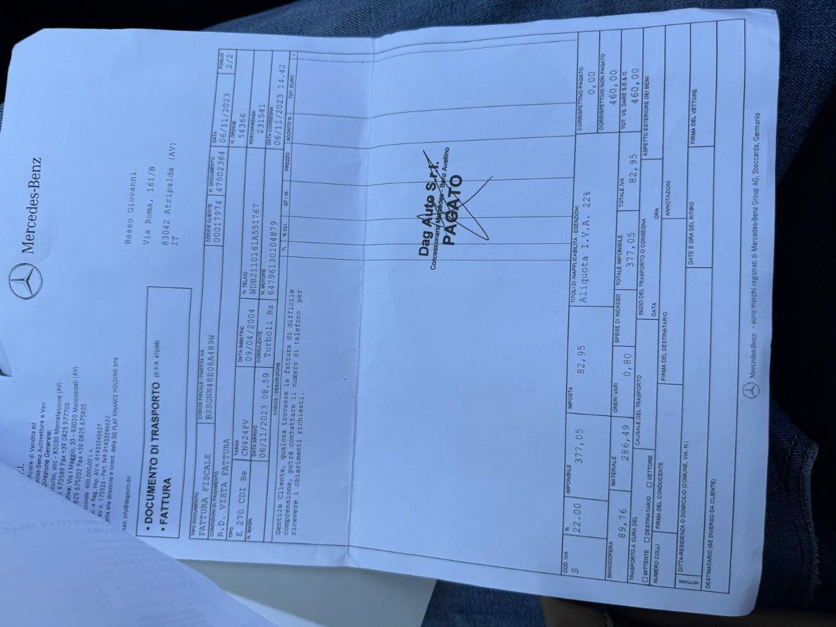 MERCEDES - Classe E - 270 CDI Elegance