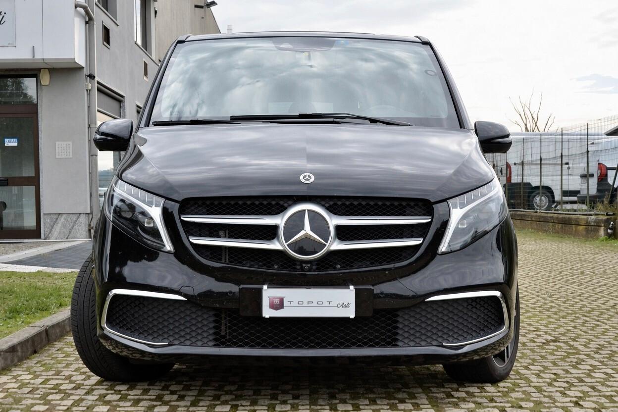 MERCEDES-BENZ V EXTRALONG 300d PREMIUM 4MATIC 237cv AUTO, 7 POSTI, PREZZO IVA ESCLUSA, UNICO UTILIZZATORE, UFF ITALIANA, SERVICE MERCEDES, BURMESTER, RETRO 360°, PORTE ELETTRICHE, PERMUTE
