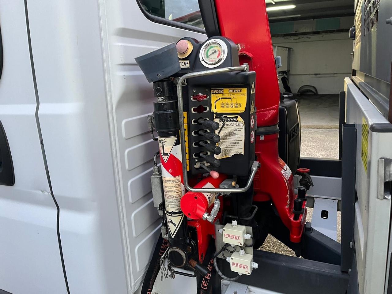 Fiat ducato max 23 -7 posti cassone F. Gru Fassi-2018