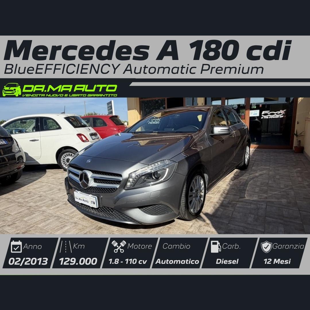 Mercedes-benz A 180 CDI BlueEFFICIENCY Automatic Premium