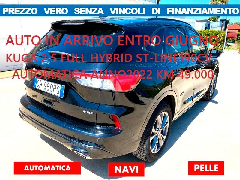 Ford Kuga 2.5 FULL HYBRID 190CV CVT ST-LINE **PREZZO VERO**UNIPRO AZIENDALE