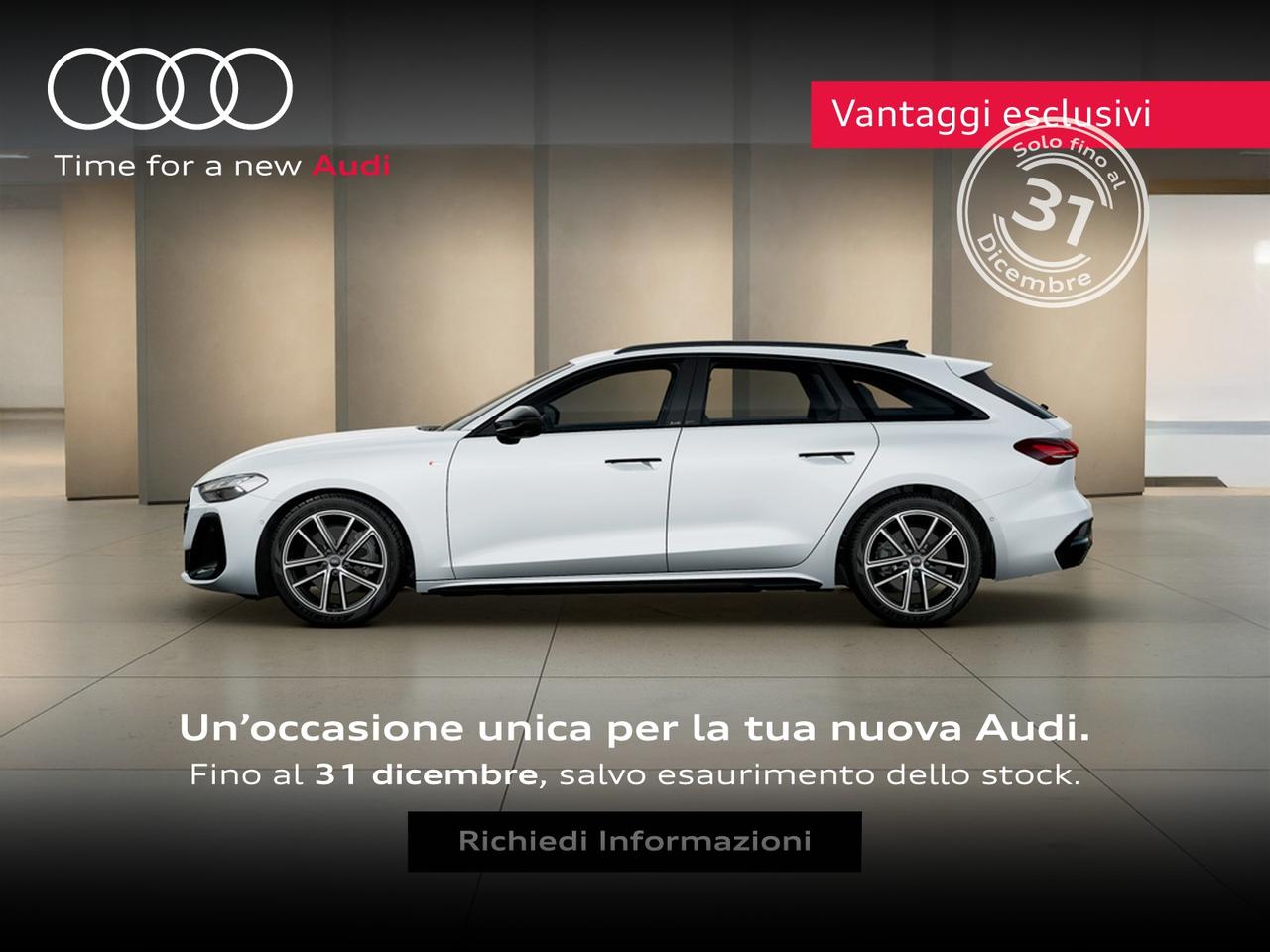 Audi A5 avant 2.0 tdi mhev+ s line edition 204cv s-tronic