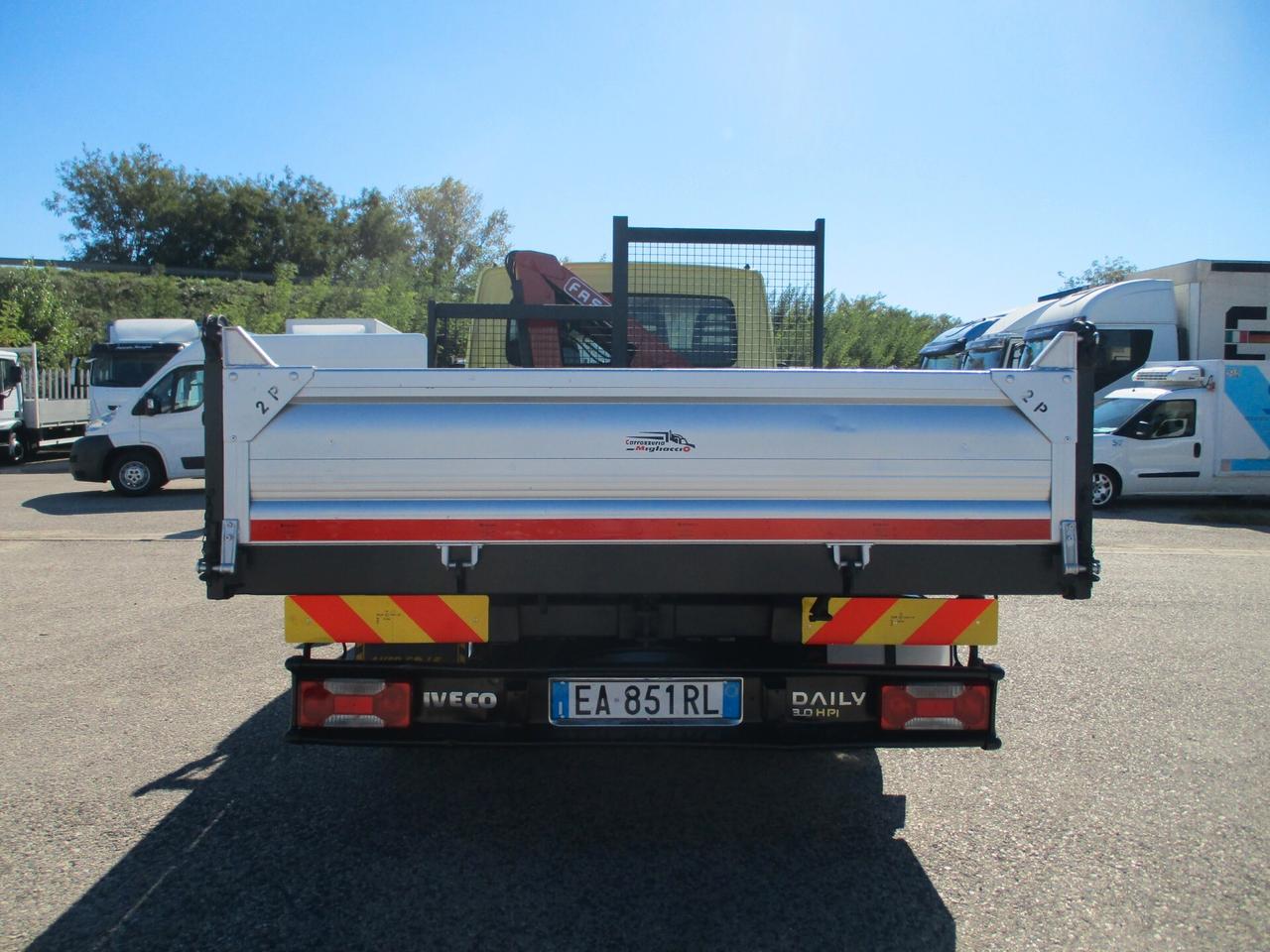 Iveco Daily 50C15 K 3000 150CV E4 GRU FASSI F28/3S+RIBALTABILE