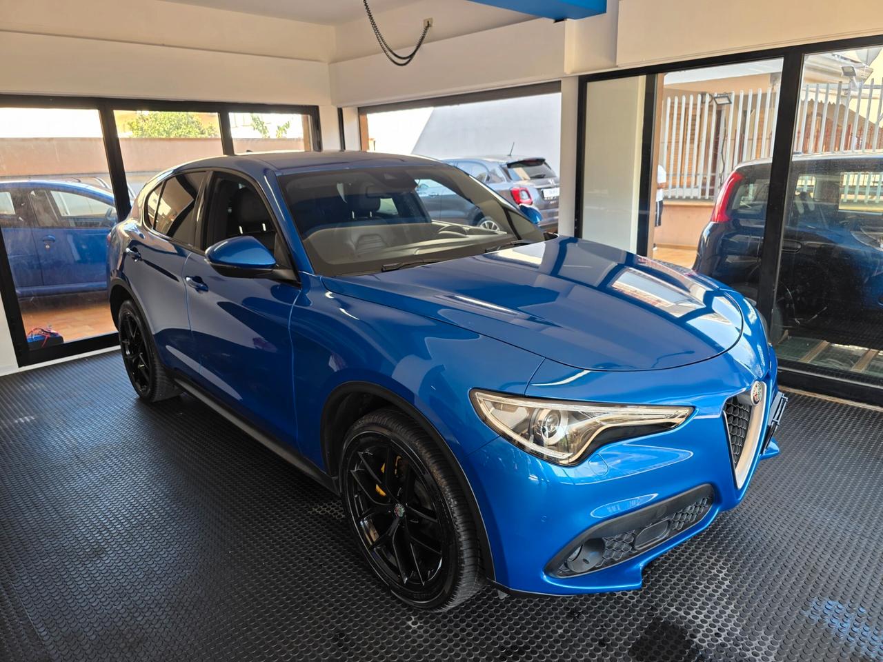 Alfa Romeo Stelvio 2.2 210cv Q4 blu misano 2018 FINANZIABILE