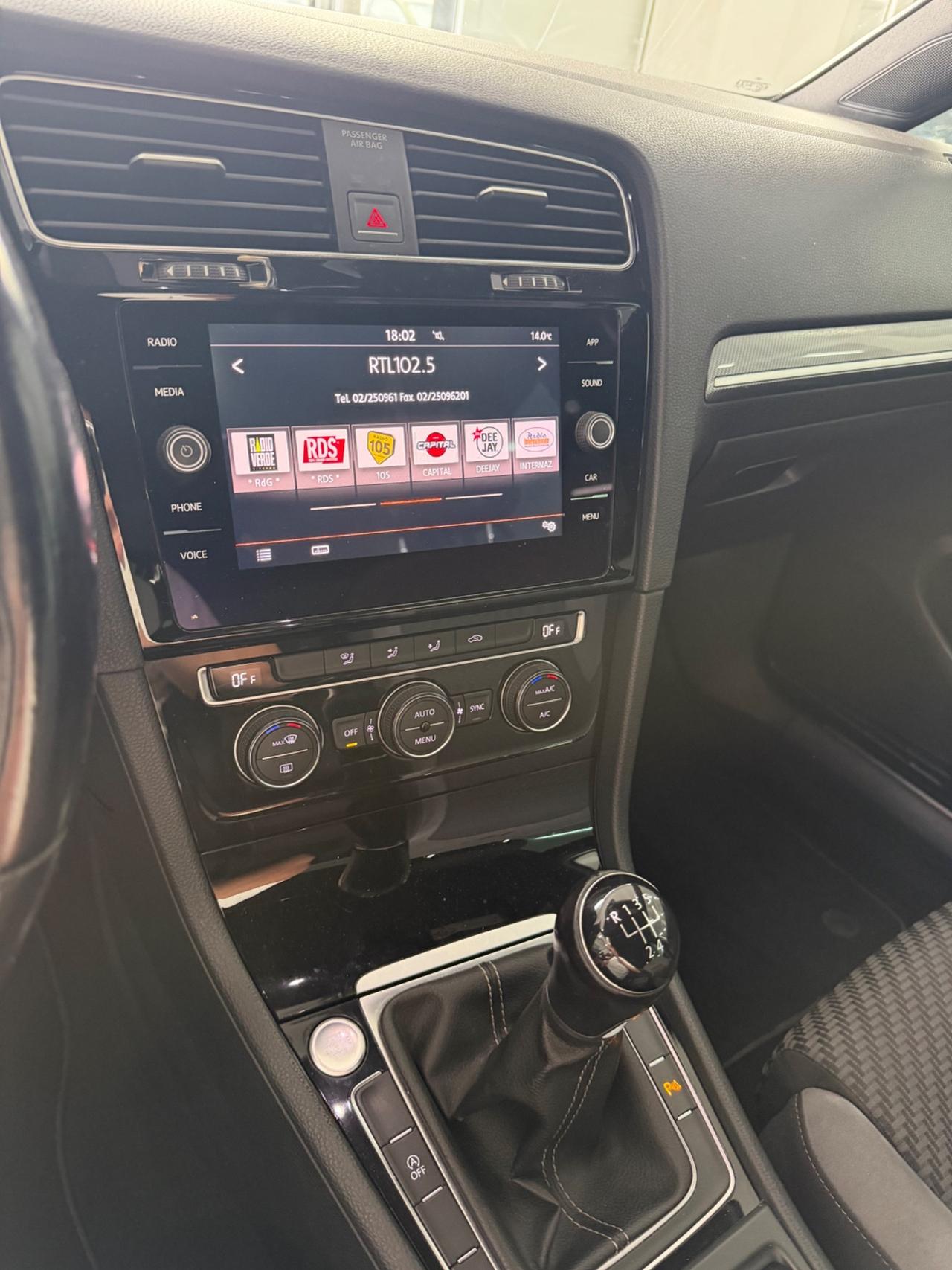 VW GOLF 1.6 TDI 115 CV R LINE finanziabile