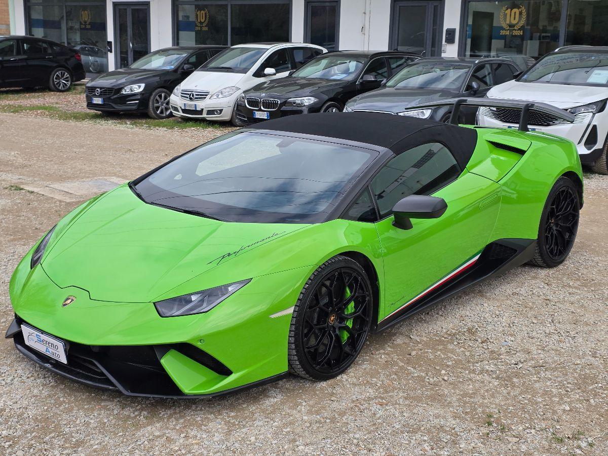 LAMBORGHINI HURACAN SPYDER PERFORMANTE NOLEGGIO