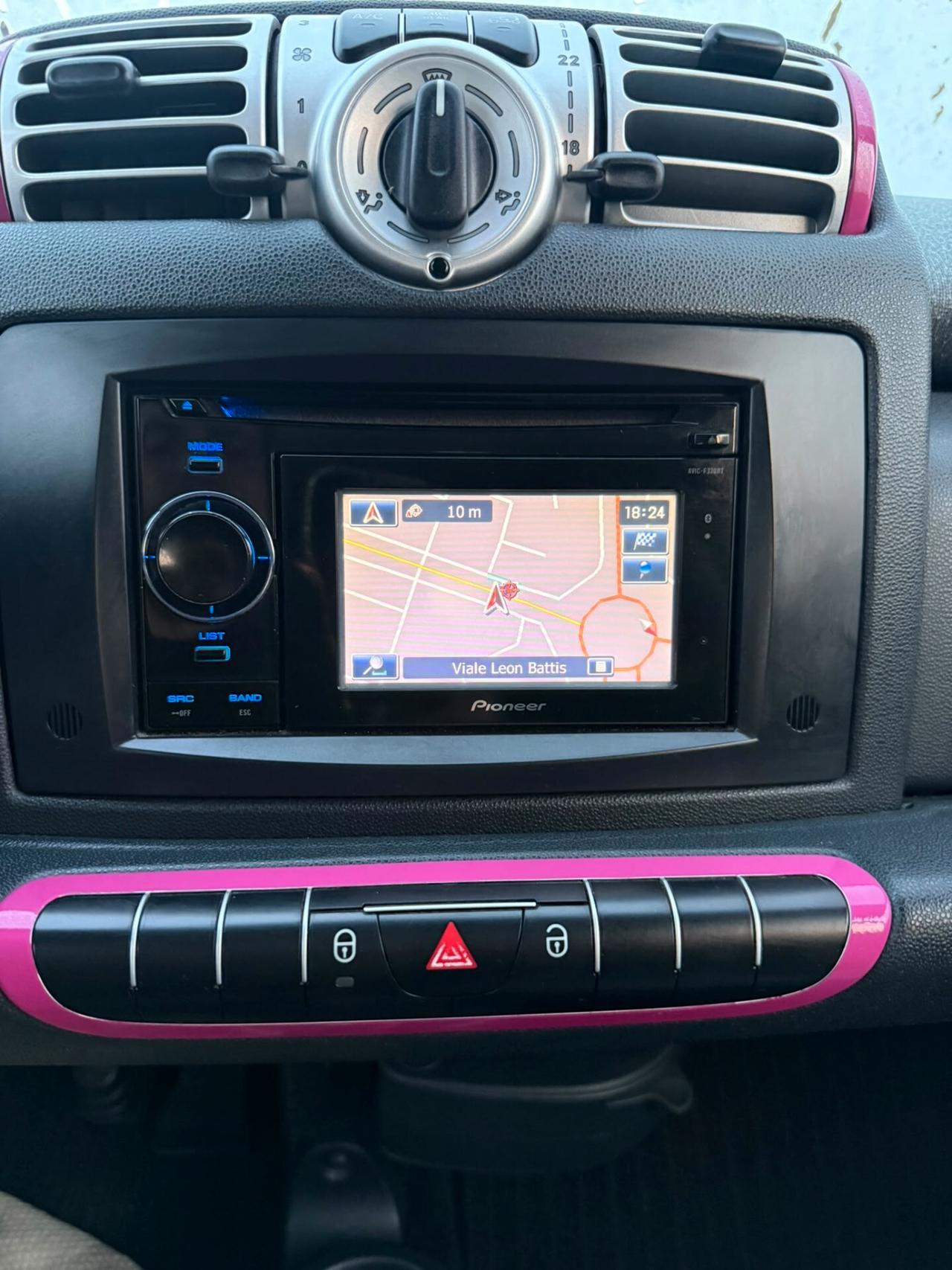 Smart Fortwo 1.0 MHD Passion 71 CV – Rosa – 2009