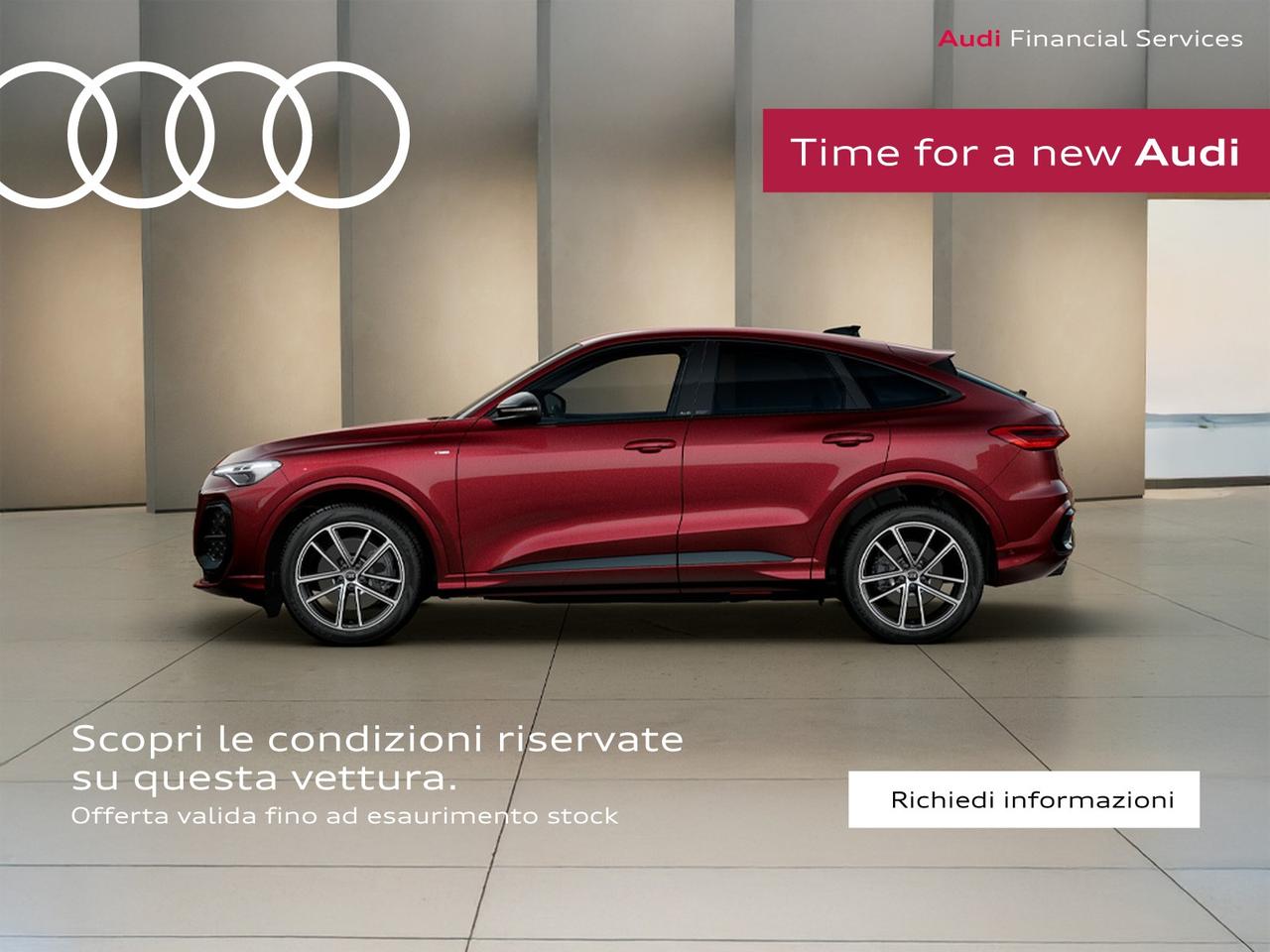 Audi Q5 sportback 2.0 tdi mhev+ s line edition quattro 204cv s-tronic