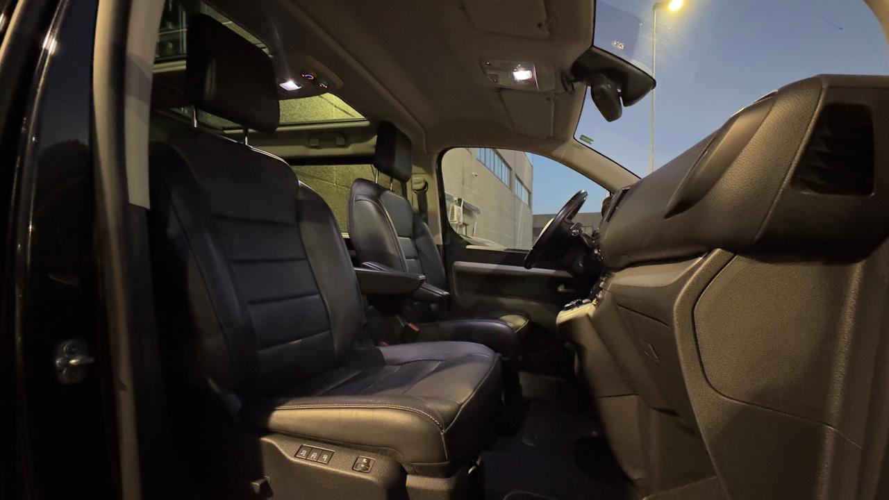 PEUGEOT TRAVELLER 2.0 BLUEHDI LONG BUSINESS VIP 177CV - OTTO POSTI, SEDILI IN PELLE ELETTRICI RISCADABILI, TETTO