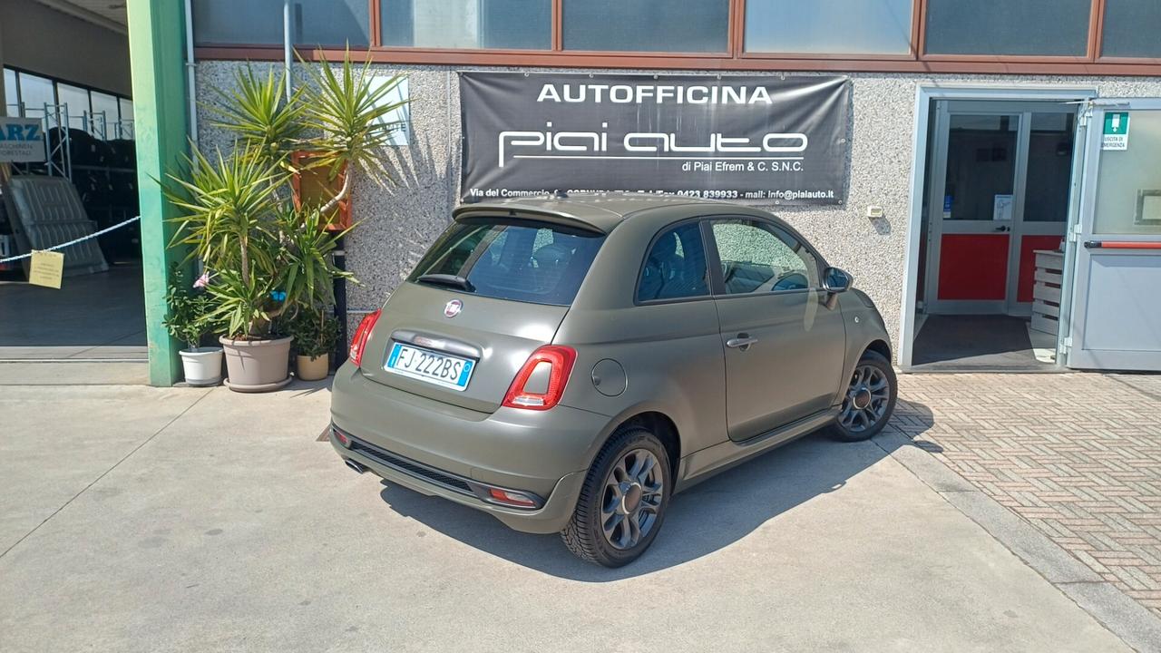 Fiat 500 1.2 S VERDE OPACA OK NEOPATENTATI