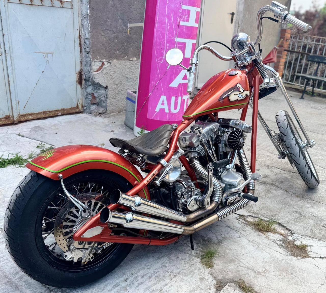 Harley-davidson Custom Bike Mazza’s choopers stroker eagle