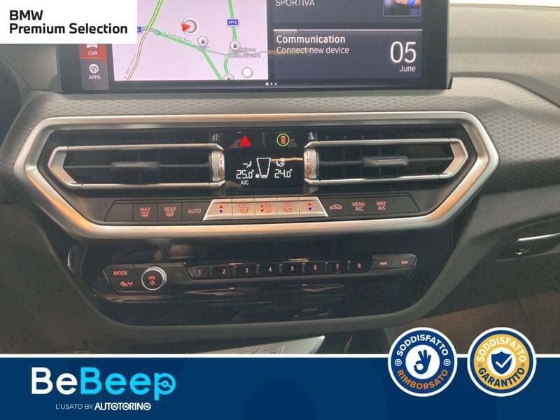 BMW X3 XDRIVE20D MHEV 48V MSPORT AUTO