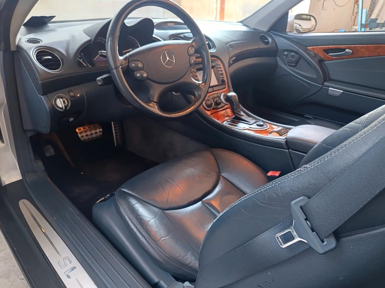 Mercedes-benz SL 500 R230 V8 ***ASI*** – 110000 km PELLE BLU AUTOMATICA