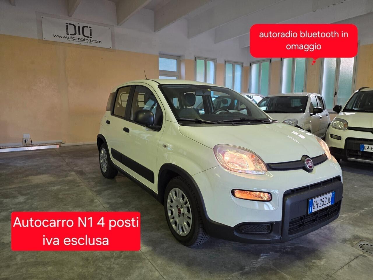 Fiat Panda Hybrid AUTOCARRO N1 4 posti