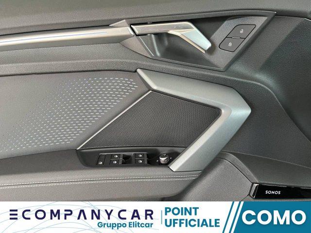 AUDI A3 SPB 35 TDI S tronic S line edition look nero plus
