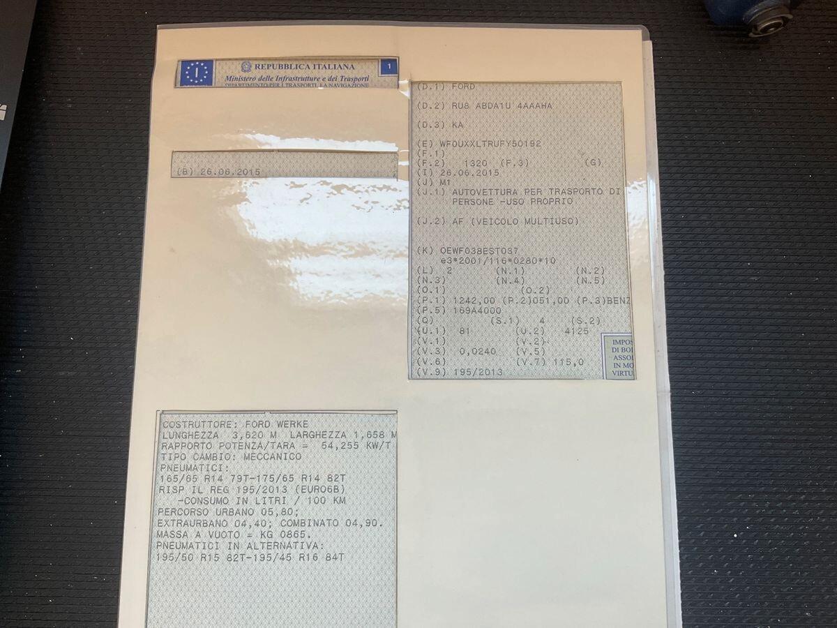 Ford Ka Ka+ 1.2 8V 69CV Titanium