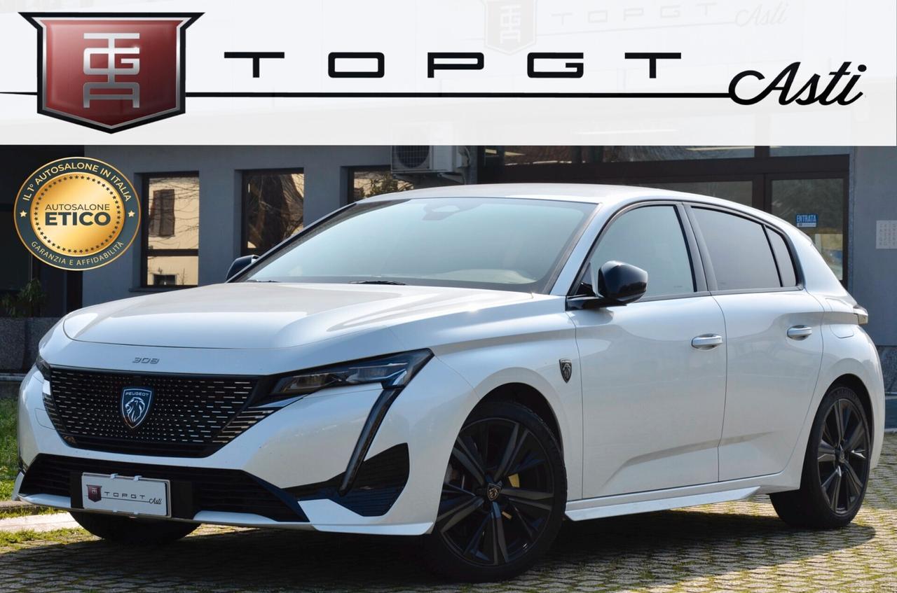PEUGEOT 308 1.6 PLUG-IN HYBRID GT PACK 180cv E-EAT8, UNICO UTILIZZATORE, UFF ITALIANA, SERVICE PEUGEOT, HI-FI FOCAL, FULL OPTIONAL, PERMUTE