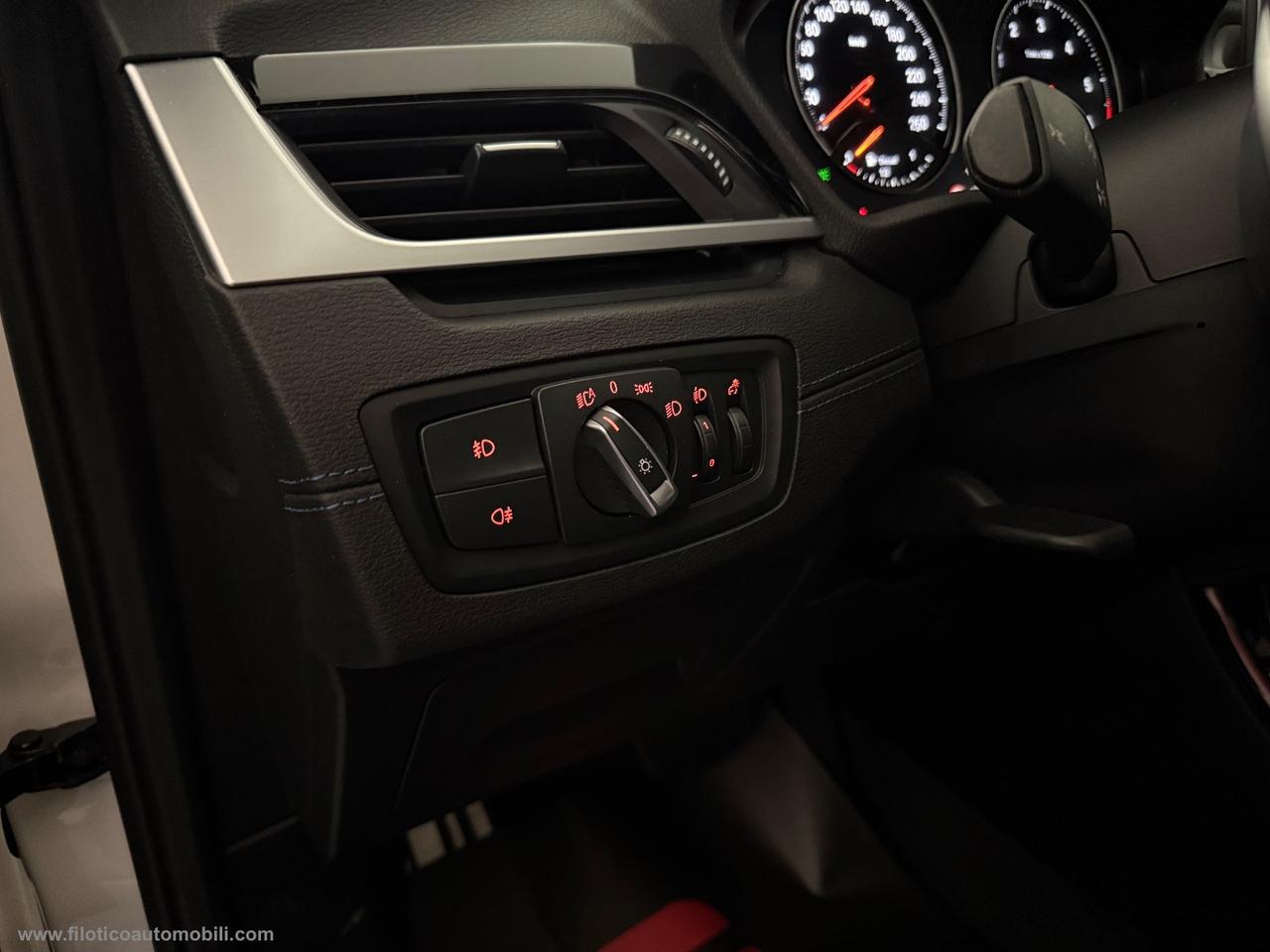 BMW X1 xDrive20d Msport AUTO KM 75.260 PACK TOTAL BLACK - CERCHI DA 19