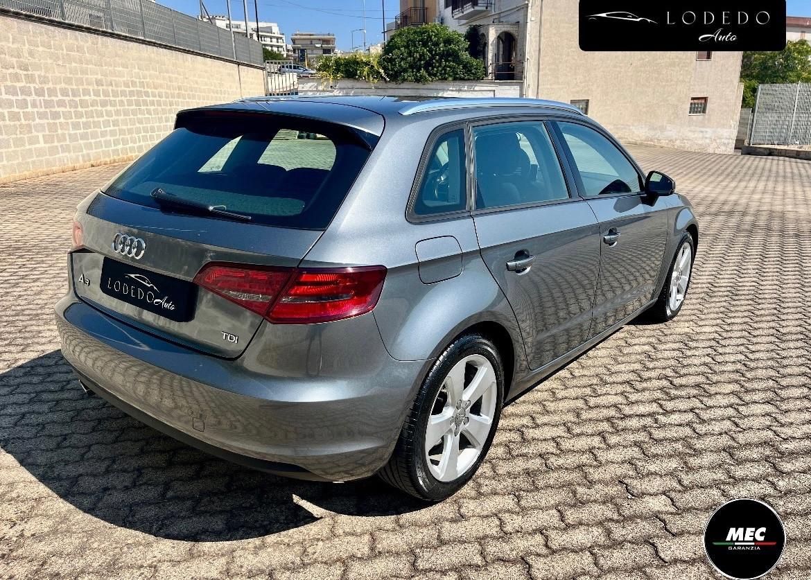 Audi A3 SPB 1.6 TDI 105 CV Ambition “Uniproprietario ”