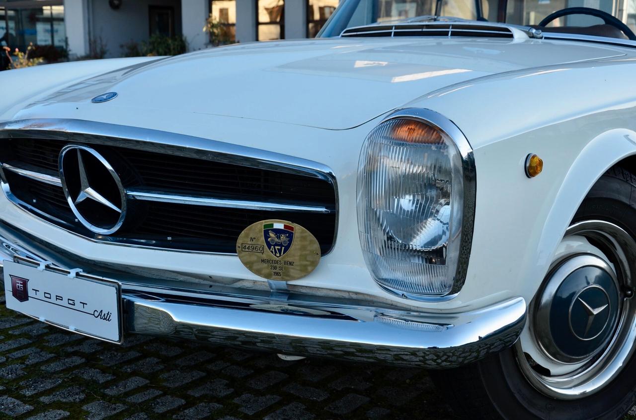 MERCEDES SL 230 PAGODA MANUALE 150cv, ASI ORO, MATCHING NUMBER