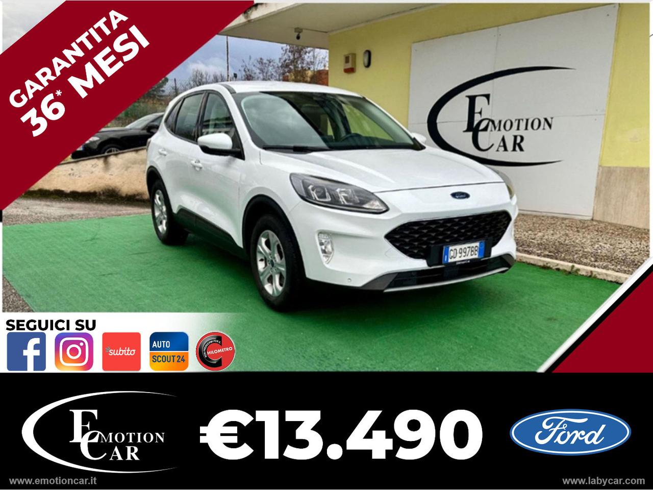 FORD Kuga 1.5 EcoBlue 120 CV 2WD Connect - 2020