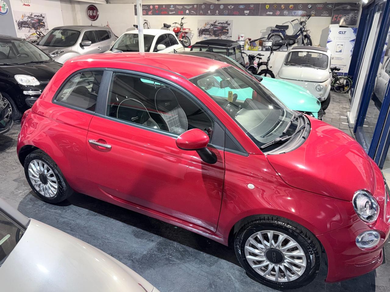 Fiat 500 1.0 Hybrid Red