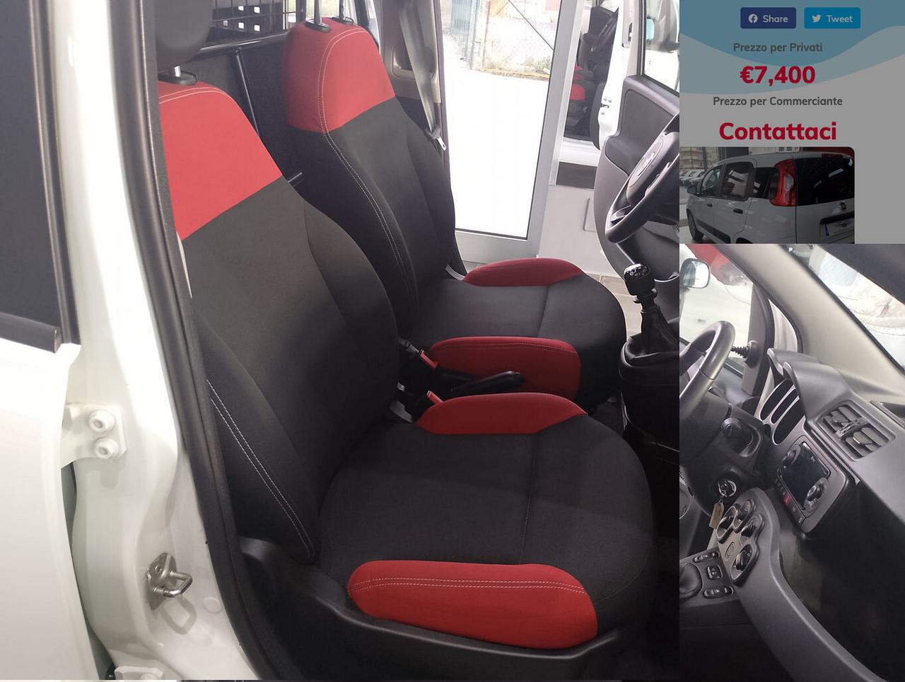 Fiat Panda 0.9 TwinAir Turbo S&S 4x4 Pop Van 2 posti