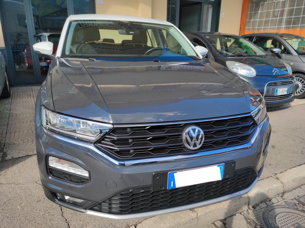 Volkswagen T-Roc 2019 1.6 Tdi Tetto Bianco Sensori Garanzia