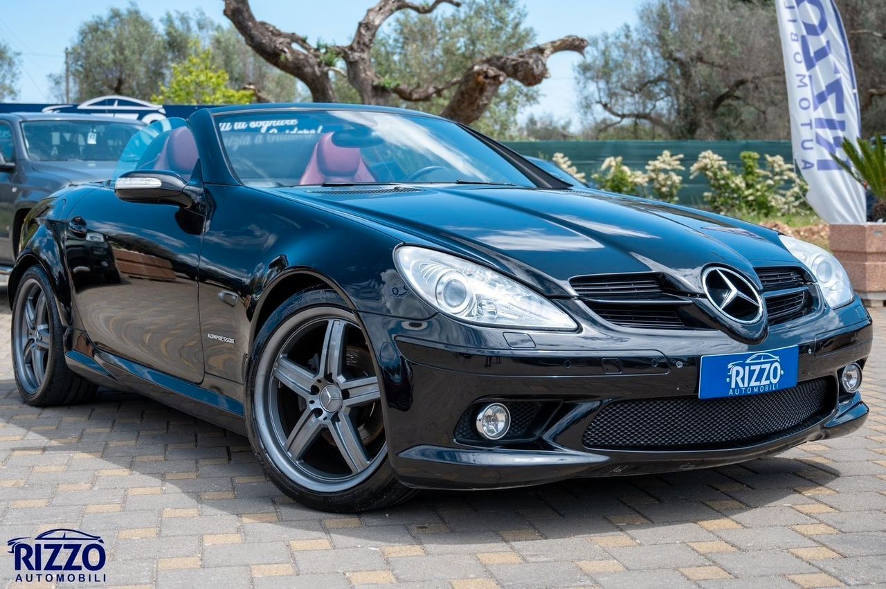 MERCEDES BENZ SLK 200 AMG PACK AUTOMATIC PELLE NAVI XENON