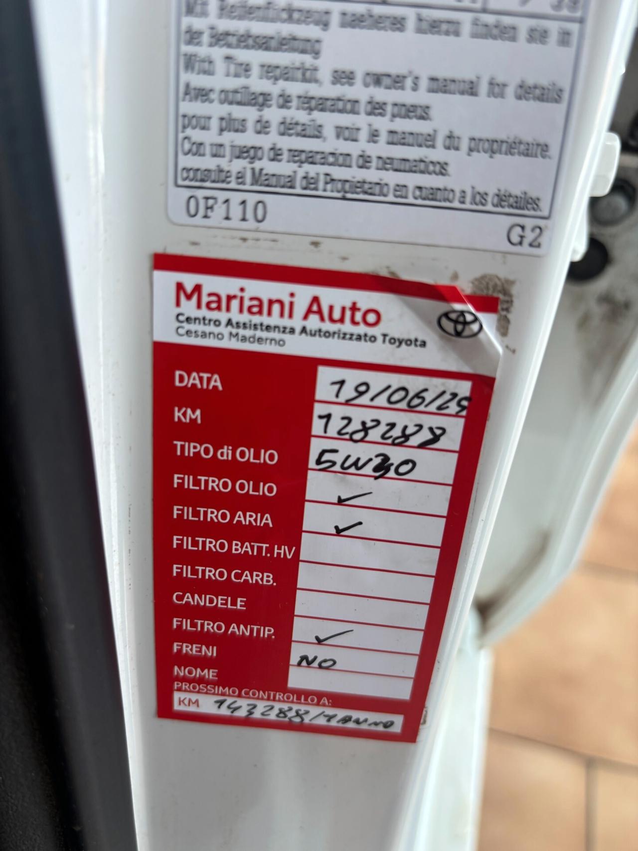 Toyota Verso d-4d 7p*TAGLIANDI CERTIFICATI