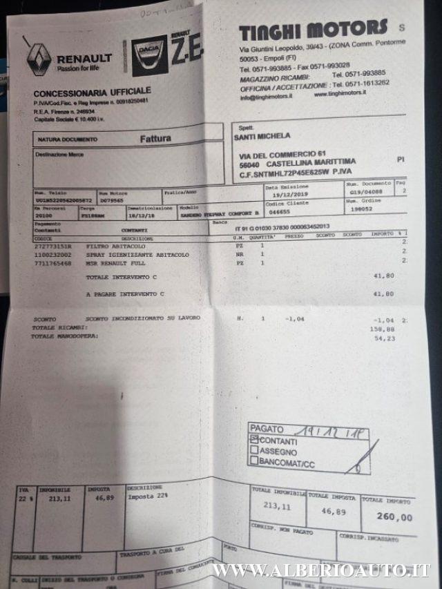 DACIA Sandero Stepway 1.5 Blue dCi 95 CV Comfort