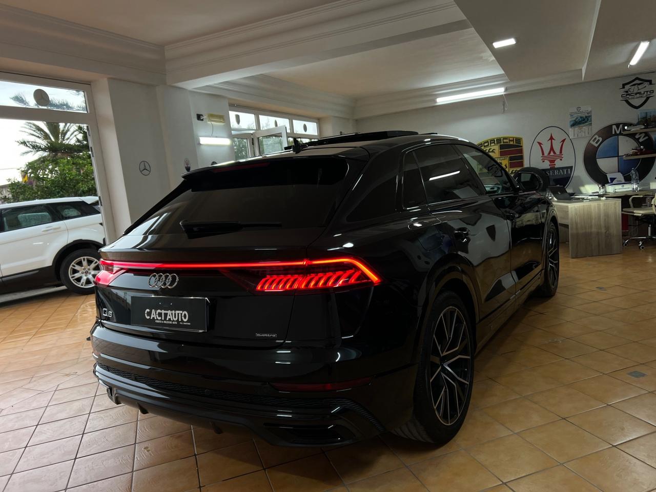 Audi Q8 50 TDI 286 CV quattro tiptronic Sport S line total black full optional