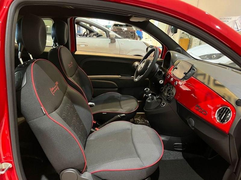 FIAT 500 1.0 Hybrid Red