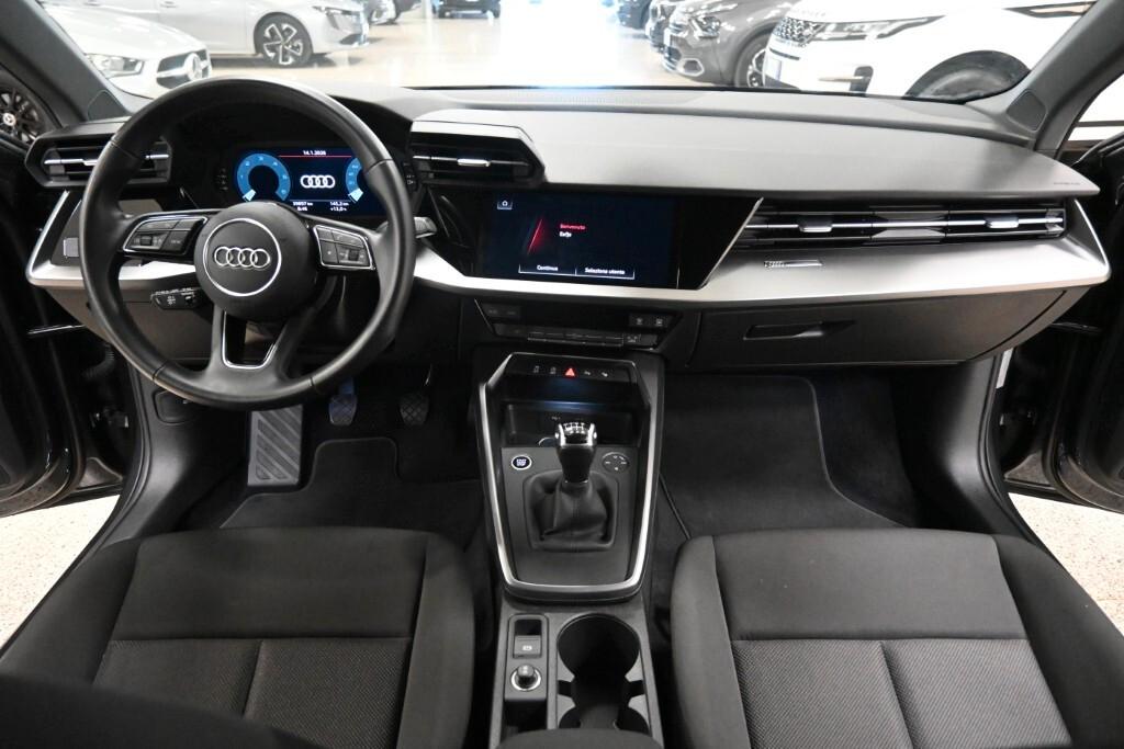 AUDI A3 SPORTBACK 30 TDI 115CV 6M. ATTRACTION ( FARI LED - VIRTUAL COCKPIT - ADAPTIVE CRUISE - NAVI - MIRROR - CLIMA BIZONA - PARK ASSIST - TELECAMERA POST. )