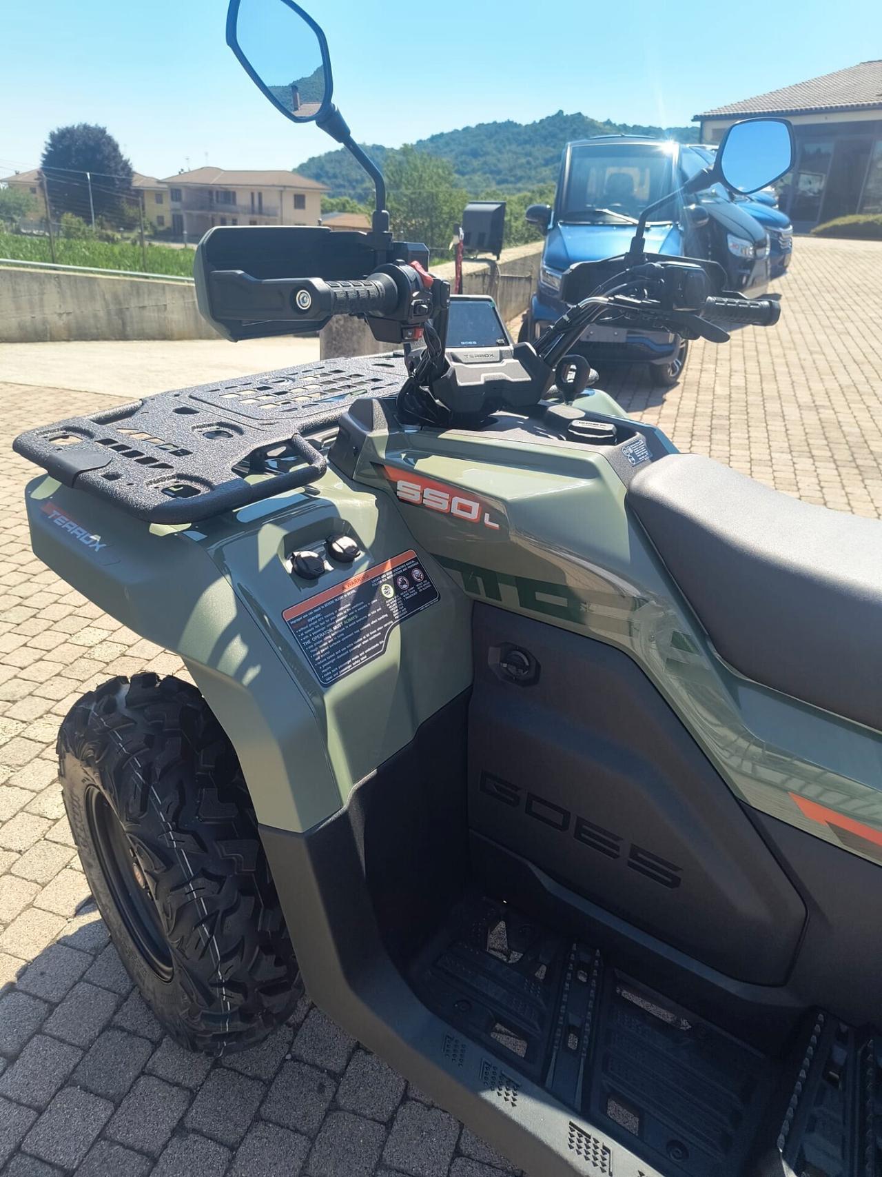 QUAD TERROX 550 L EPS targa gialla