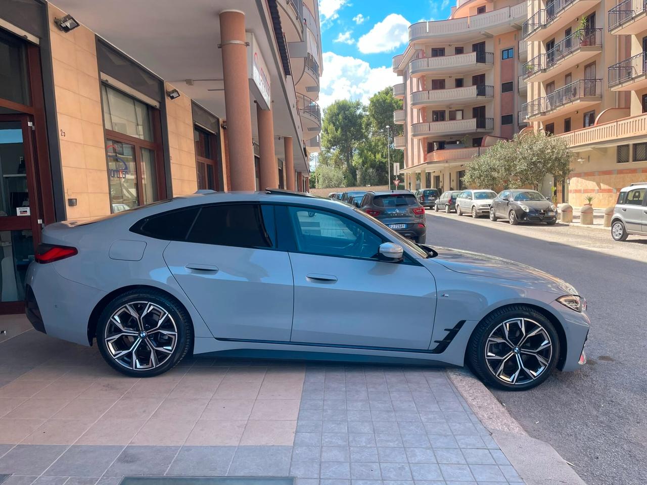 Bmw 420d GC 48V 190cv MSPORT "TETTO NAVY PELLE LED 19"