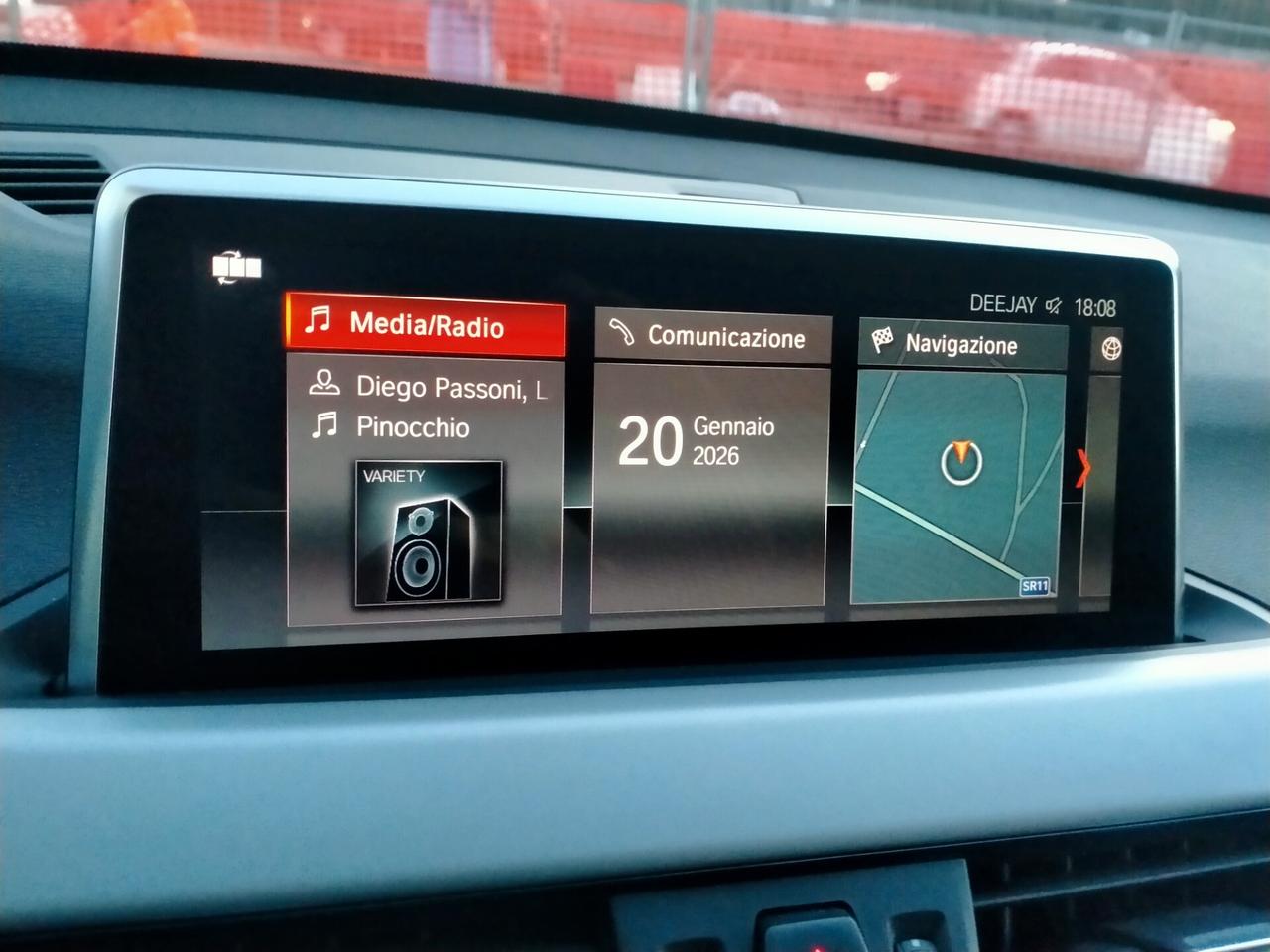 BMW X1 SDRIVE 18D SPORT MANUALE /TETTO/PELLE NERA/LED/18