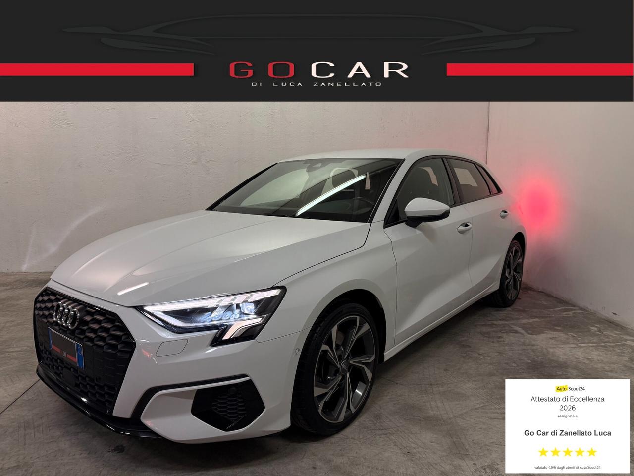 Audi A3 Spb 35 Tdi Business Advanced S-Tronic TUTTI TAGLIANDI AUDI - ITALIANA UFFICIALE