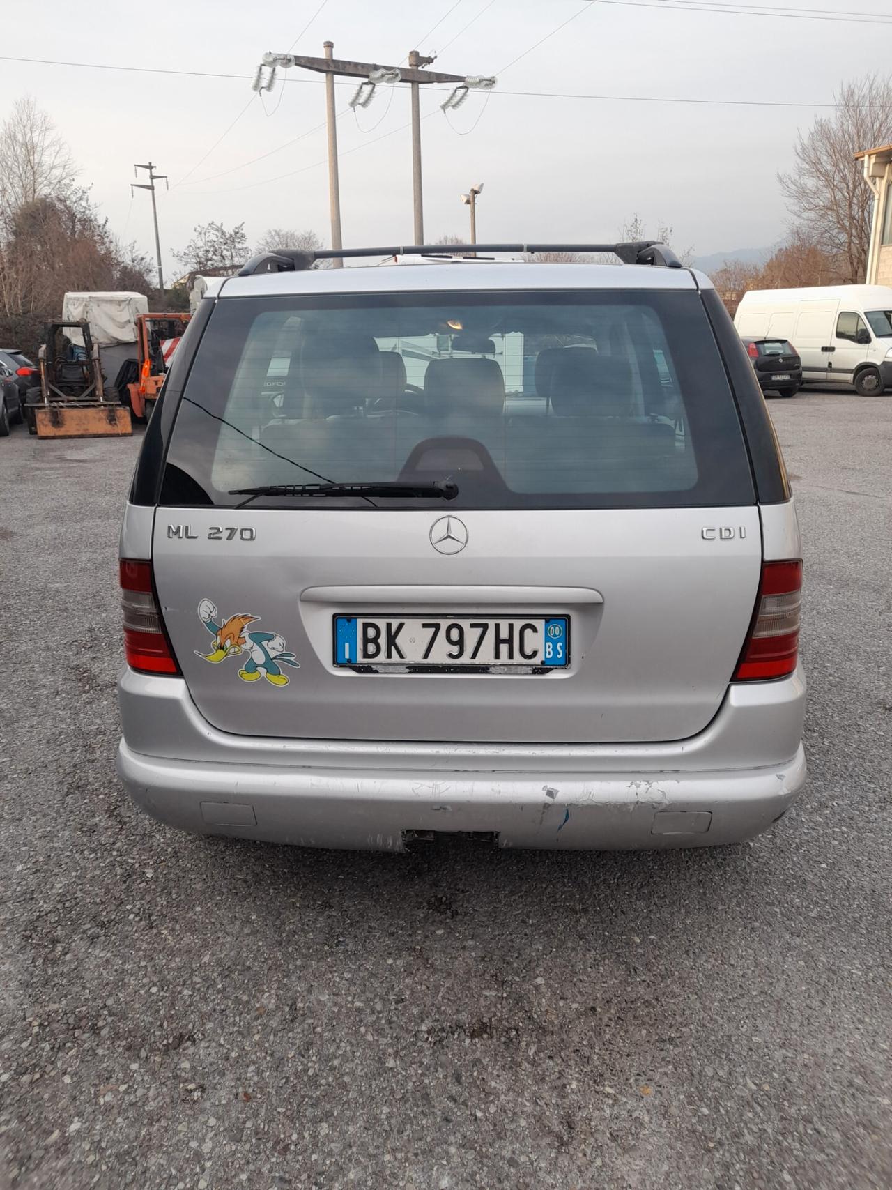 Mercedes-benz ML 270 turbodiesel cat CDI