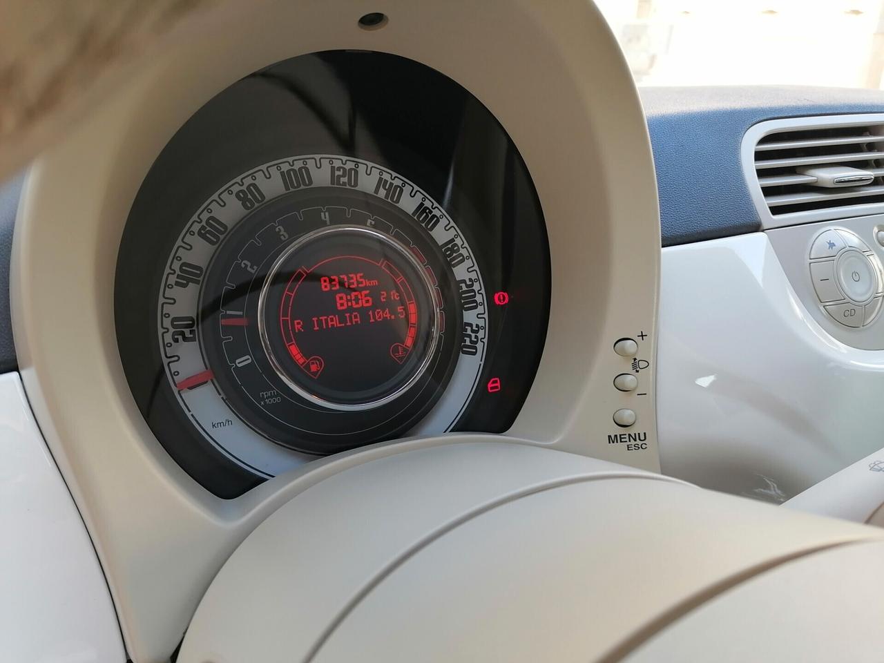 Fiat 500 cabrio 1.2 LOUNGE *83.000 km* 2012