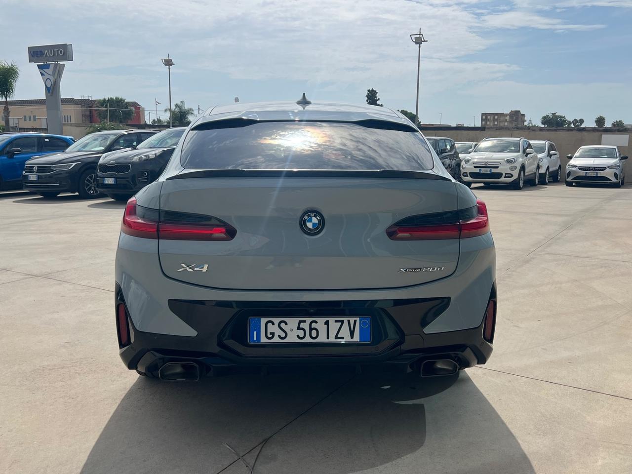 BMW X4 xdrive20d mhev 48V Msport auto UNICO PROPRIETARIO - possibilità noleggio no scoring