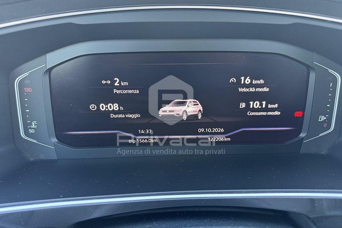 VOLKSWAGEN Tiguan 2.0 TDI SCR DSG Sport BlueMotion Technology