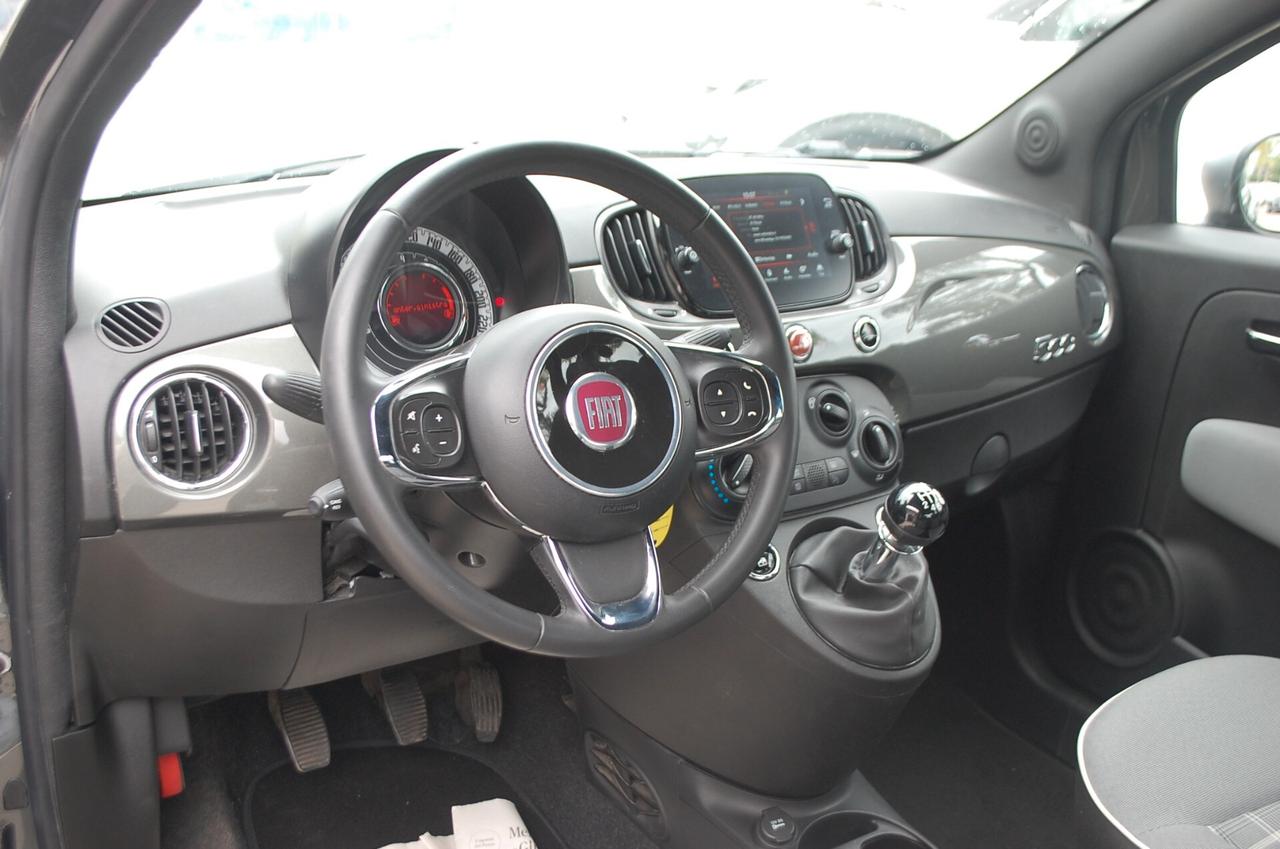 Fiat 500 1.0 hybrid Lounge 70CV Uff Italy Lega USB App